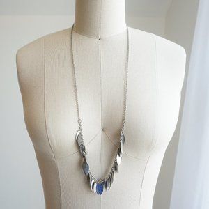 Antiqued Silver Necklace